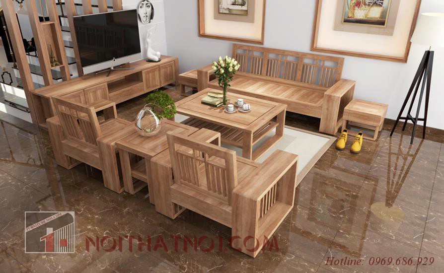 mẫu bàn ghế gỗ phòng khách