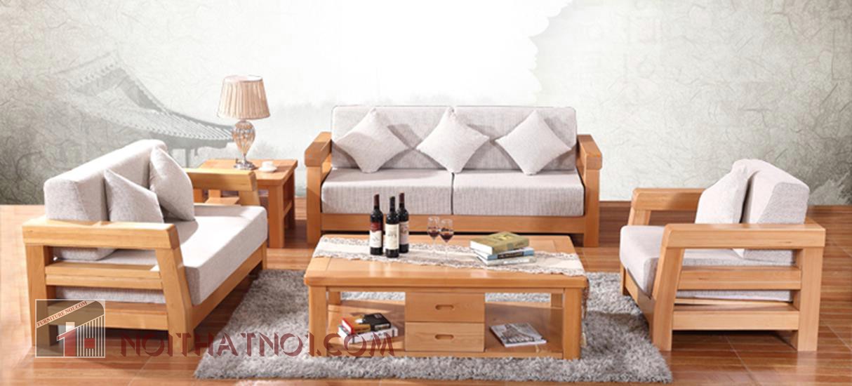 Chọn sofa gỗ đẹp hiện đại